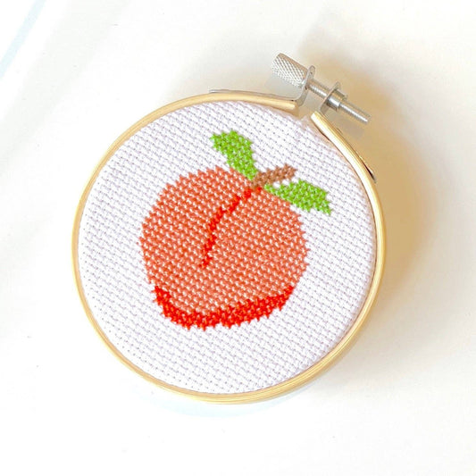 Spot Colors: Peach Cross Stitch Kit