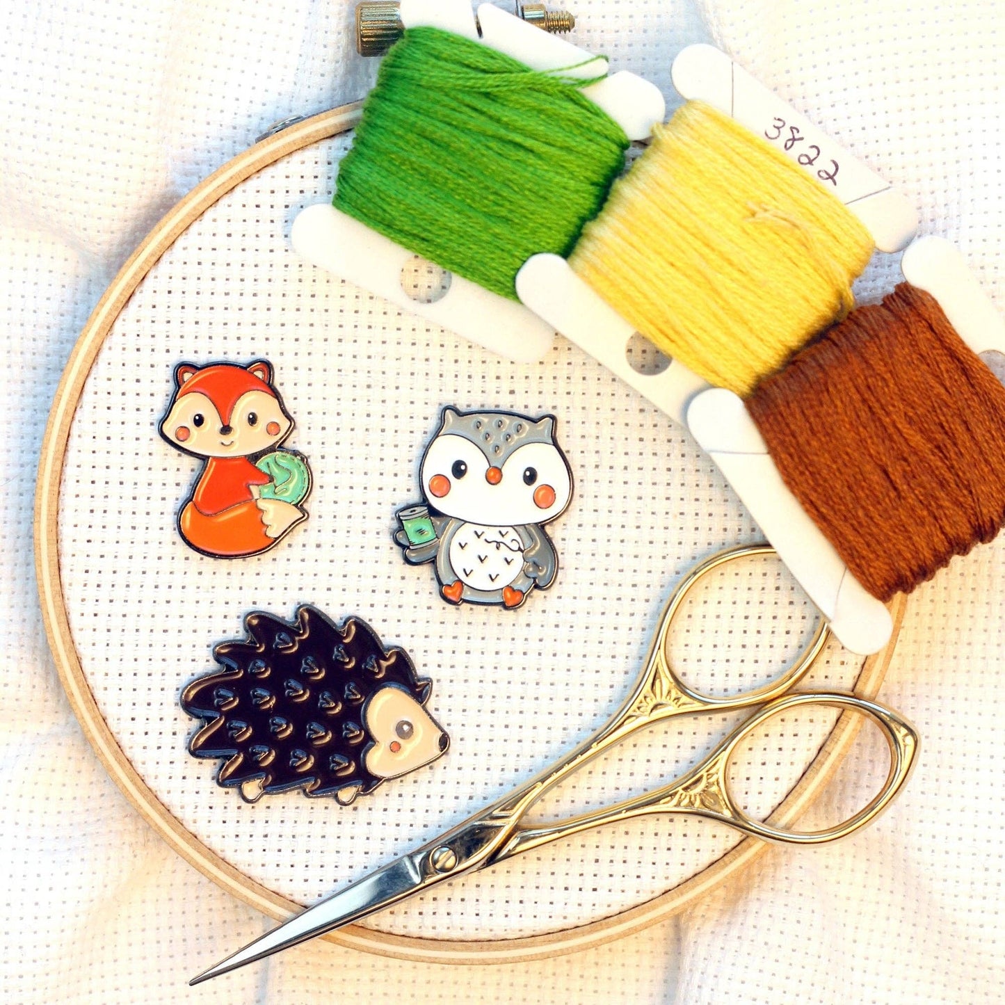 Snarky Crafter Woodland Creatures Needle Minders : Fox
