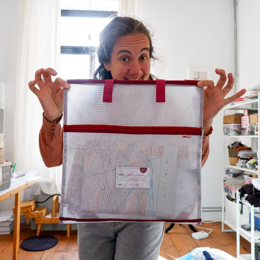 Sewing Knitting Projects Organizer Craft Supply Storage Bag