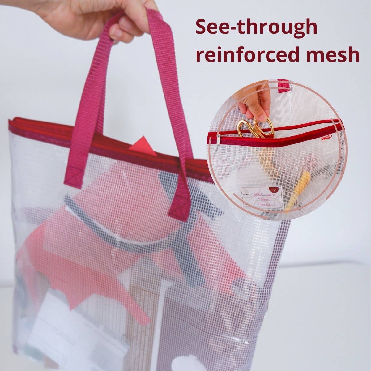 Sewing Knitting Projects Organizer Craft Supply Storage Bag