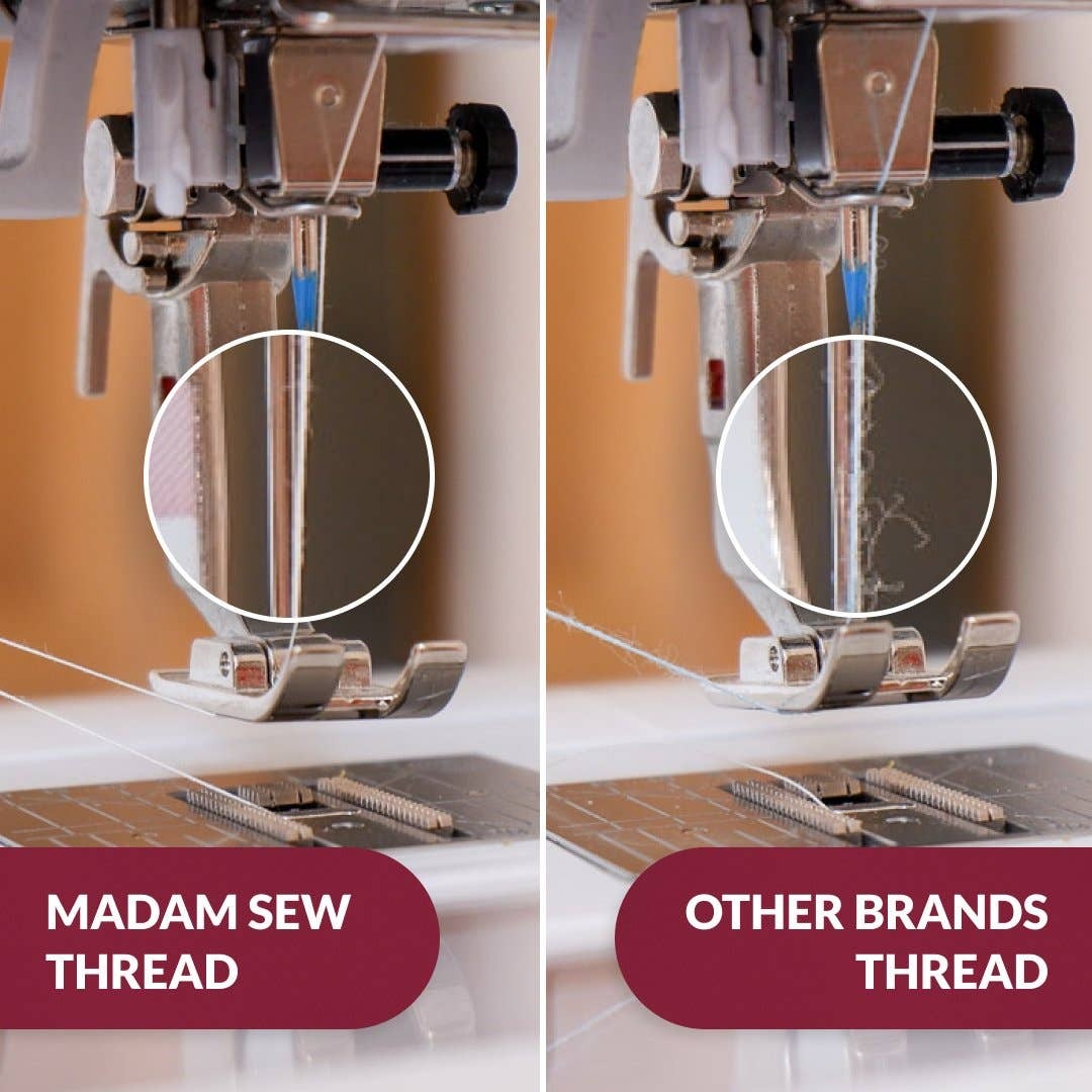 Cotton Thread- For Quilting and Sewing! - Sand & Stone Set - 8 Spools, 180 Yards Each