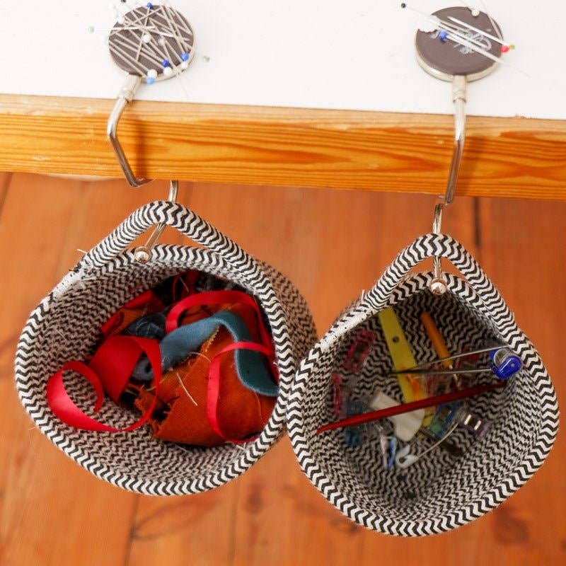 Madam Sew Hanging Scrap Bin With Magnetic Pin Holder - Keep your sewing space tidy!