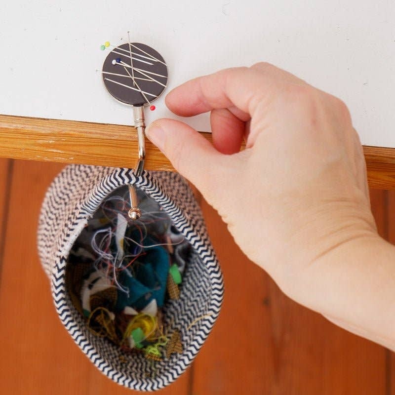 Madam Sew Hanging Scrap Bin With Magnetic Pin Holder - Keep your sewing space tidy!