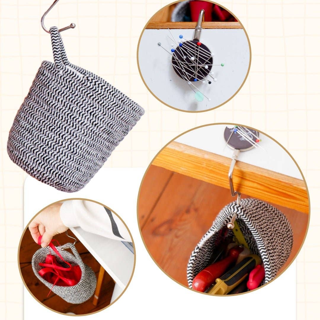 Madam Sew Hanging Scrap Bin With Magnetic Pin Holder - Keep your sewing space tidy!
