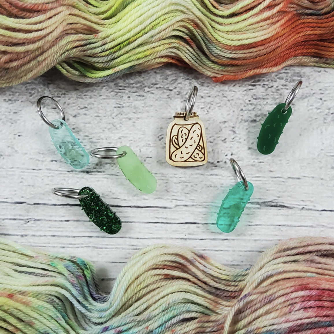 Katrinkles Pickle Stitch Marker Set