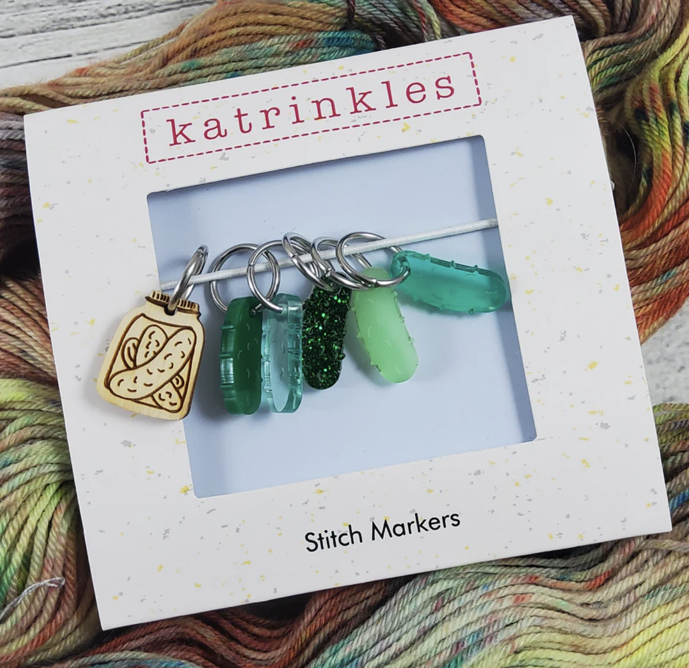 Katrinkles Pickle Stitch Marker Set