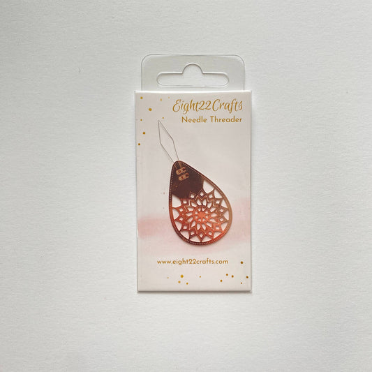 Eight22Crafts: Rose Gold Needle Threader for Hand Sewing and Embroidery