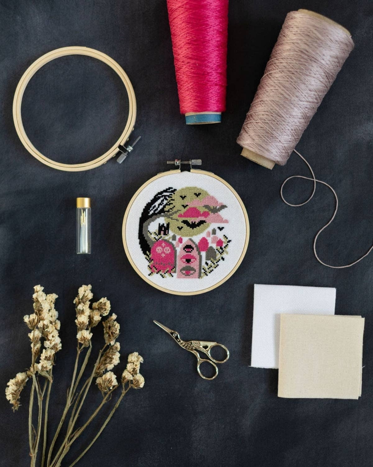 Innocent Bones 'The Graveyard' Cross Stitch Kit