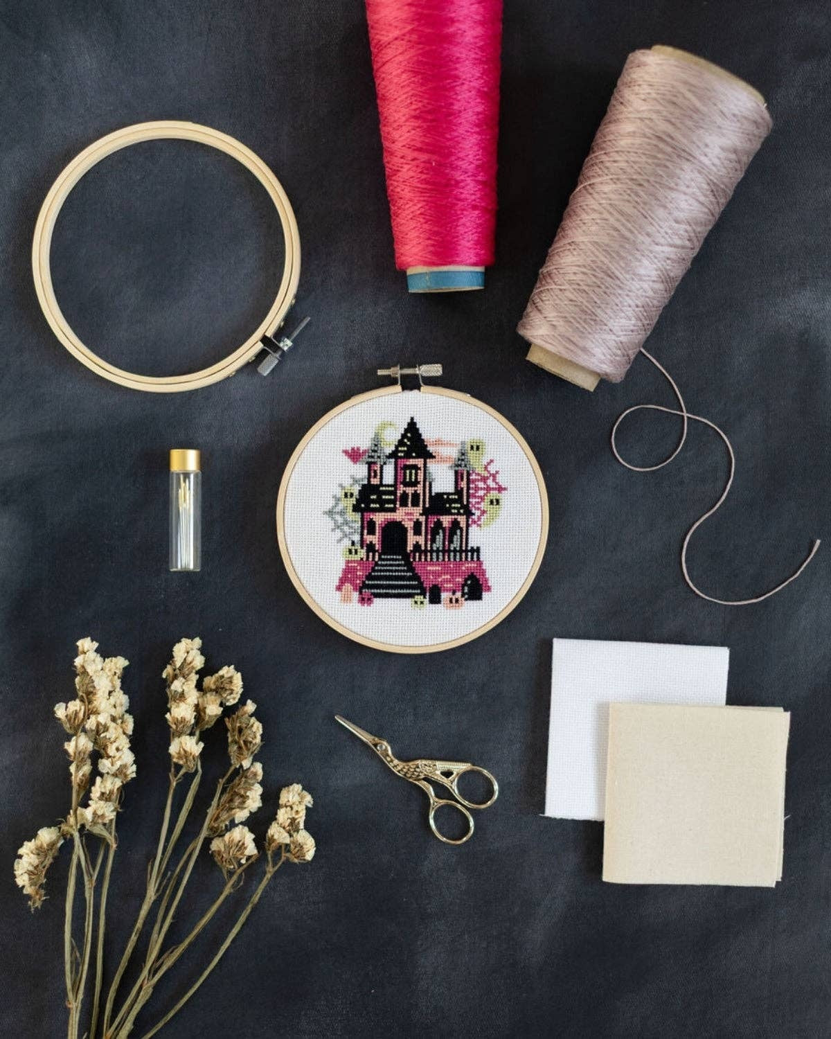 Innocent Bones 'The Haunted House' Cross Stitch Kit